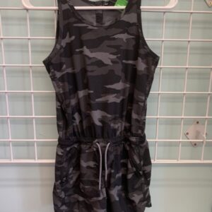 Size 12 - Black Camoflauge Athleta Romper