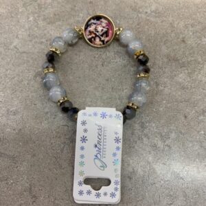 Toy - K Pop Demon Hunter: Beaded Charm Bracelet - Grey Huntrix (New)