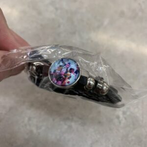 Toy - K Pop Demon Hunter: Braided Charm Bracelet - Black Huntrix (New)