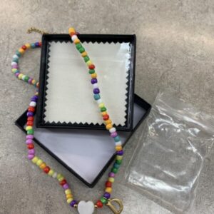 Gear: Jewelry - Beaded "D" Initial Necklace (New)