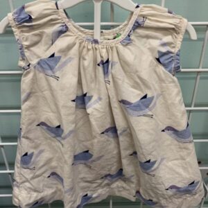 Size 06/12 Month - White/Blue Bird Gap Dress