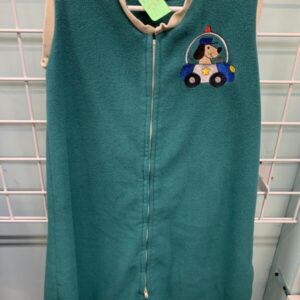 Size 12/18 Month, Blue Police Dog Fleece Sleep Sack