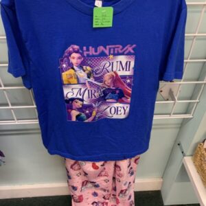 Size 12 - Blue/Pink Huntrix K-Pop PJ Set