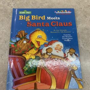 Picture Book - Sesame Street, Big Bird Meets Santa Claus