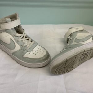 Shoes - Size 03 Youth, White/Grey Nike High Top