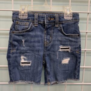 Size 3T - Blue Jean Distressed Short