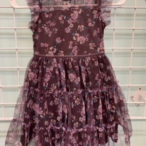 Size 6/6x - Purple Floral Dress