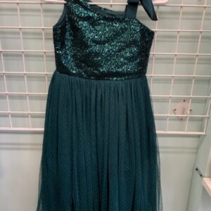 Size 8 - Green Sequin & Tulle Dress
