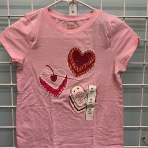 Size 8 - Pink Heart BFF Shirt (New)