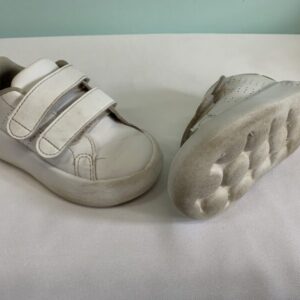 Shoes - Size 07 Toddler, White/Green Adidas