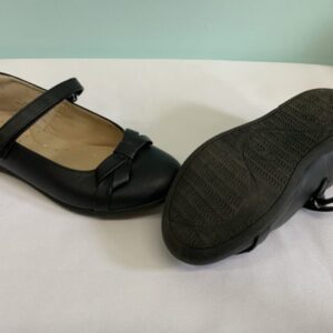 Shoes - Size 02 Youth, Black Bow Dress Shoe