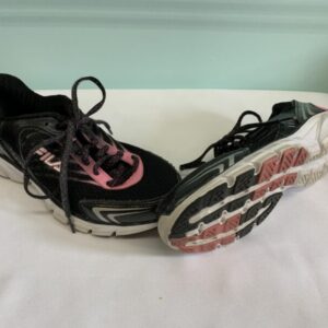 Shoes - Size 04.5 Youth, Black/Pink Fila