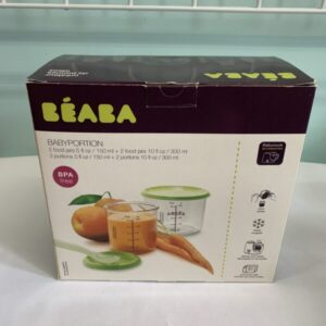 Gear: Beaba Multi-Portion Food Jars - Green/Clear (New)