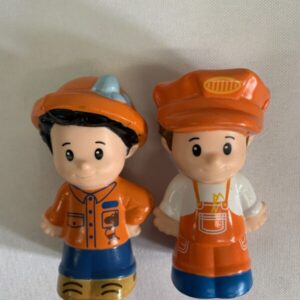 Toy: Little People - Orange, Conductor & Zoo Keeper - 2 Set