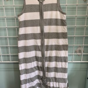 Size 18/24 Month - Grey/White Stripe Sleep Sack