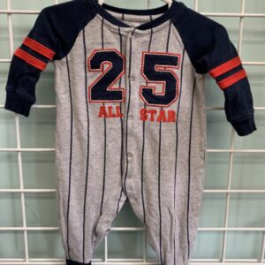 Size 06 Month - Grey/Blue All Star Sleeper