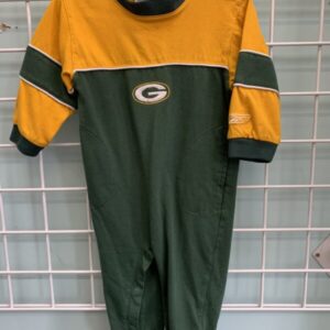 Size 24 Month - Green/Yellow Packers Romper