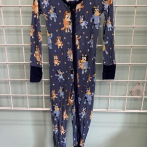 Size 2T - Blue Bluey Little Sleepies Bamboo Sleeper