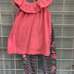 Size 2T - Pink/Blue Set