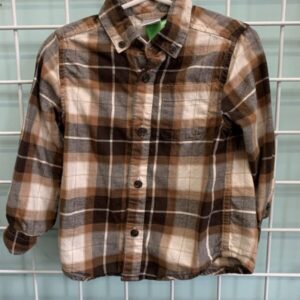 Size 2T - Brown Plaid Gymboree Shirt