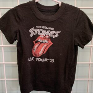 Size 2T - Black Rolling Stones Shirt
