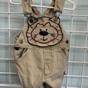Size 2T - Green Lion Vintage Bib Short-All