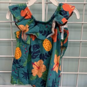 Size 18 Month - Blue Floral Set
