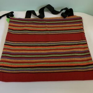Bag: Woven Canvas Side Cinch Sack - Red/Primary