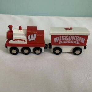 Toy: Bucky Badgers College Team Wooden Train