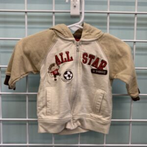 Size 03 Month - Brown All Star Sweatshirt