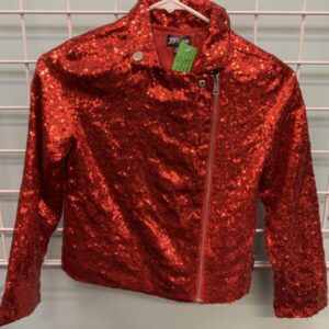 Size 7/8 - Red Sequin Jacket