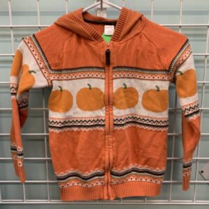 Size 8 - Orange Pumpkin Gymboree Sweater