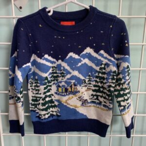 Size 3T - Blue Holiday Sweater