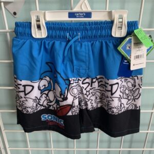 Size 6/7 - Blue Sonic Swimtrunk (New)
