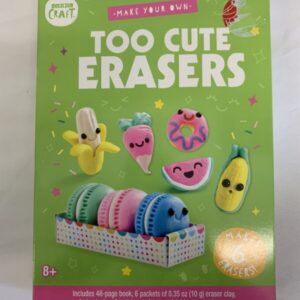 Toy: Curious Craft, Make Your Own Too Cute Erasers (New)