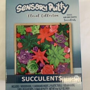 Toy: Sensory Putty Floral Collection, Succulents (New)