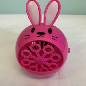 Toy: Pink Bunny Bubble Blower