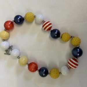 Gear: Jewelry - Red/White/Blue/Yellow BubbleGum Necklace