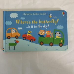 Board Book - Usborne, Baby - Wher's the Butterfly?...is it in the sky?