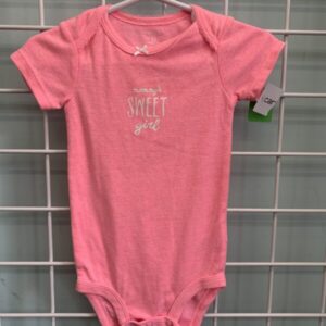 Size 12 Month - Pink Mommy's Sweet Girl Onesie (New)