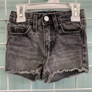 Size 12/18 Month - Black Cutoff Jean Short