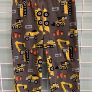 Size 2T - Grey Construction Fleece PJ Pant
