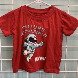 Size 4T - Red Future Astronaut NASA Shirt