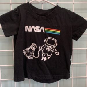 Size 4T - Black NASA Shirt