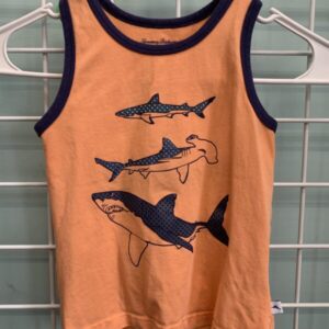 Size 4 - Orange Shark Tank Top