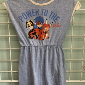 Size 6/6x - Blue Power to the Girls Miraculous Ladybug Shirt