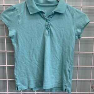 Size 7/8 - Blue Ruffle Polo Shirt