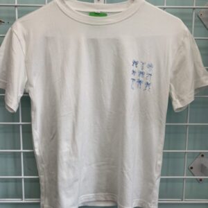 Size 10 - White/Blue Bow Shirt