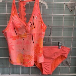 Size 10/12 - Pink Flamingo Swimsuit