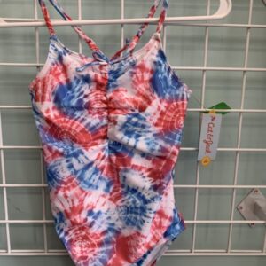 Size 10/12 - Red/White/Blue Swimsuit (New)